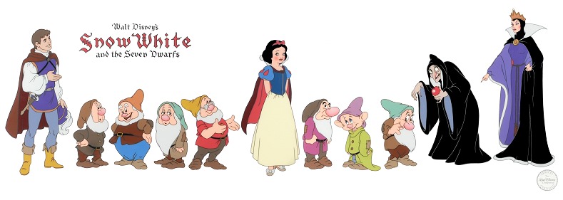 large Snow White Cast